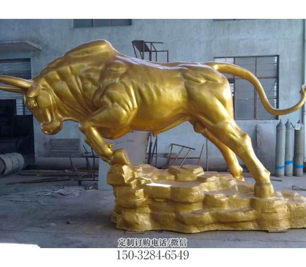 仿真開荒牛雕塑 店門口園林雕塑 動物小品 仿真開荒牛雕塑 店門口園林雕塑 動物小品