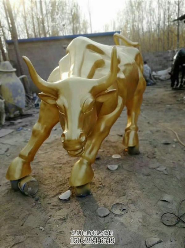 抽象華爾街牛雕塑 店門口彩繪雕塑 步行街?jǐn)[件 抽象華爾街牛雕塑 店門口彩繪雕塑 步行街?jǐn)[件