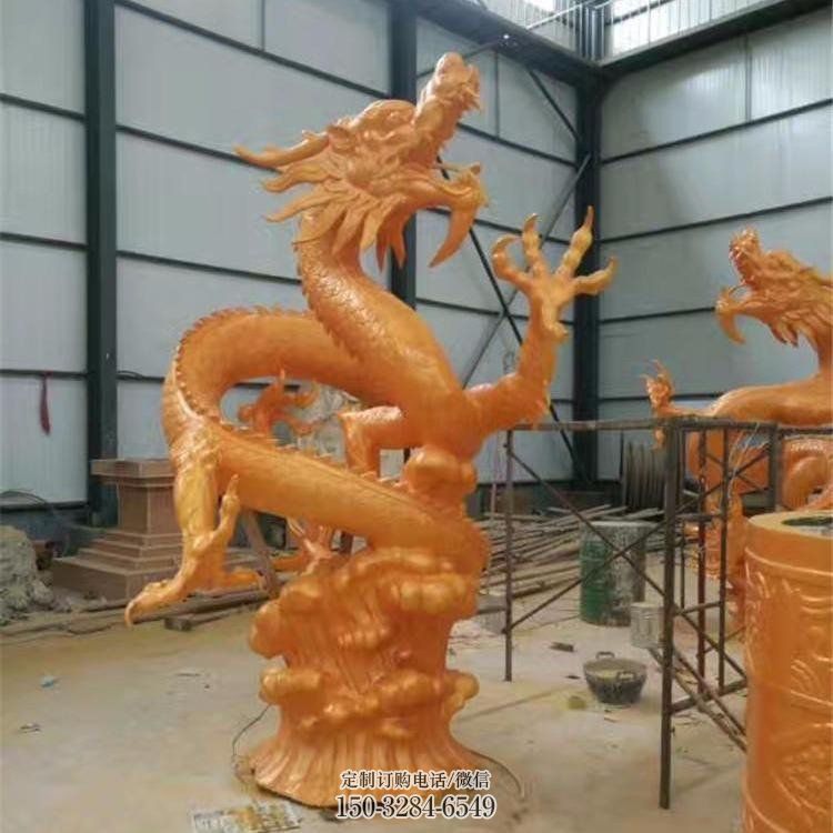 生產(chǎn)龍頭雕塑，鑄銅動物雕塑，房地產(chǎn)售樓處擺件