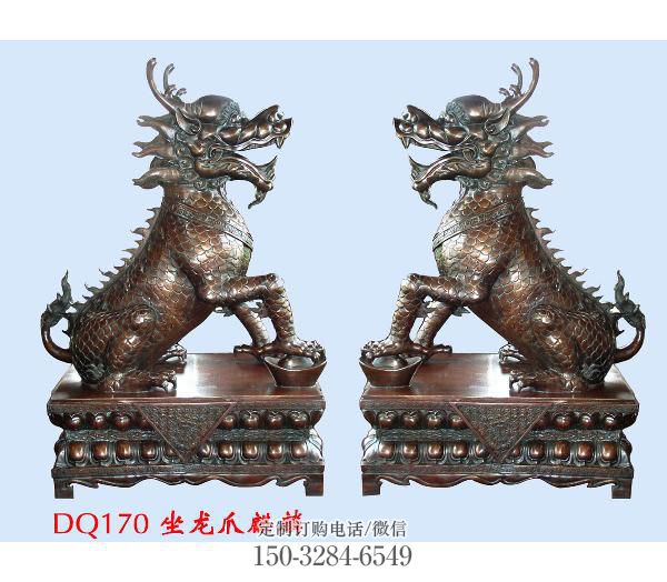 操場(chǎng)麒麟雕塑，鏤空海洋雕塑，噴砂制造