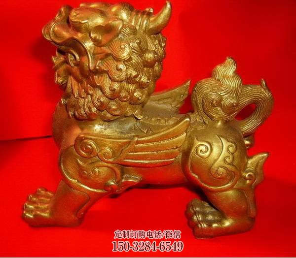 公園貔貅雕塑，景觀廣場(chǎng)雕塑，鑄銅工藝