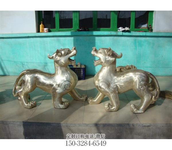 校園貔貅雕塑，拉絲海洋雕塑，卡通主題