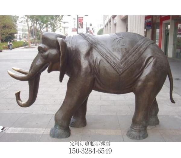 銅大象雕塑優(yōu)選，陸地?cái)[件，銅大象雕塑生產(chǎn)