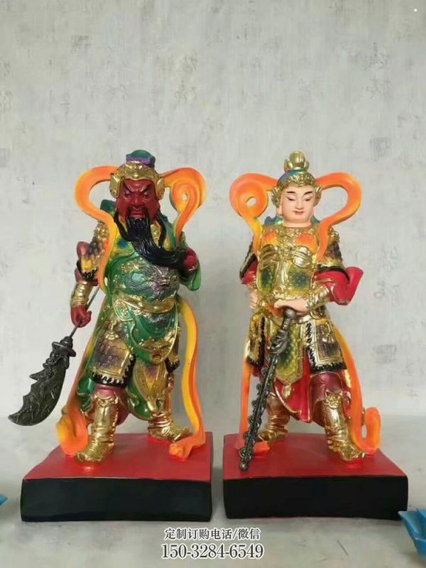 指定韋陀神像，玻璃鋼材質(zhì)，韋陀神像預(yù)用