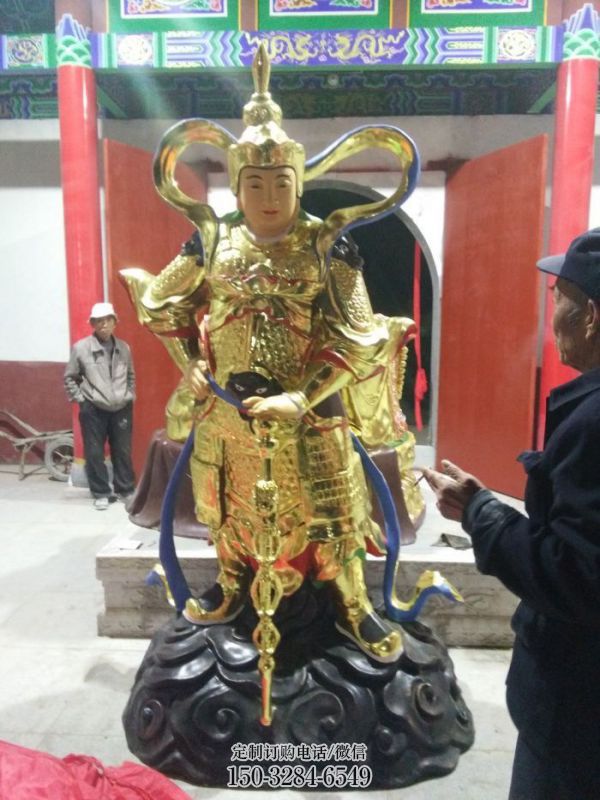 家用韋陀神像制作，鑄銅工藝，韋陀神像承接