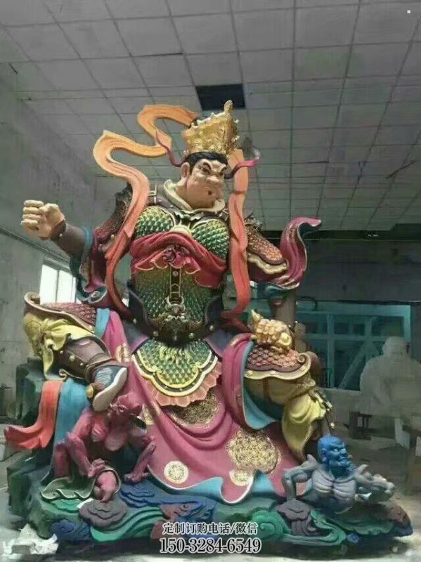 通用四大天王神像，彩繪工藝，彩繪四大天王神像生產(chǎn)