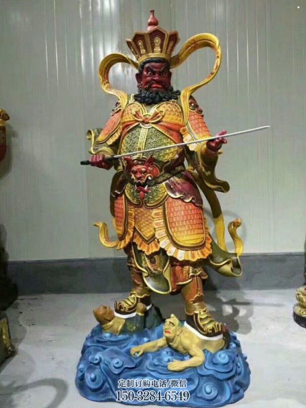 指定四大天王神像，佛堂擺放，鑄銅四大天王神像制作