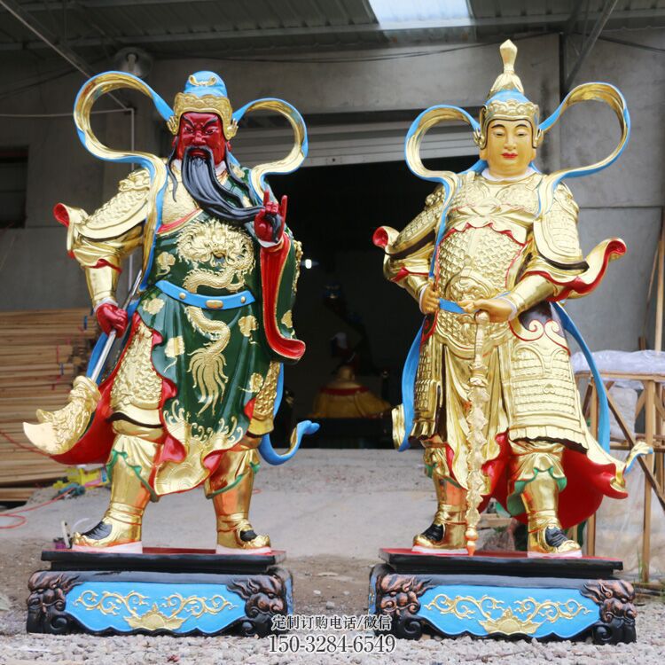 供應(yīng)四大天王神像，鑄銅工藝，鑄銅四大天王神像制作