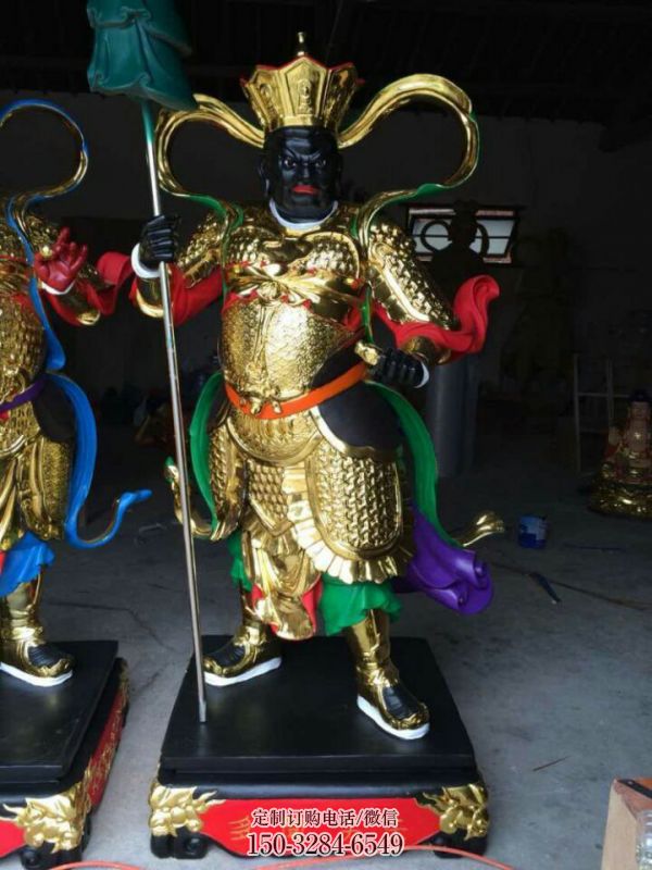 承接四大天王神像，鑄銅工藝，鑄銅四大天王神像制作