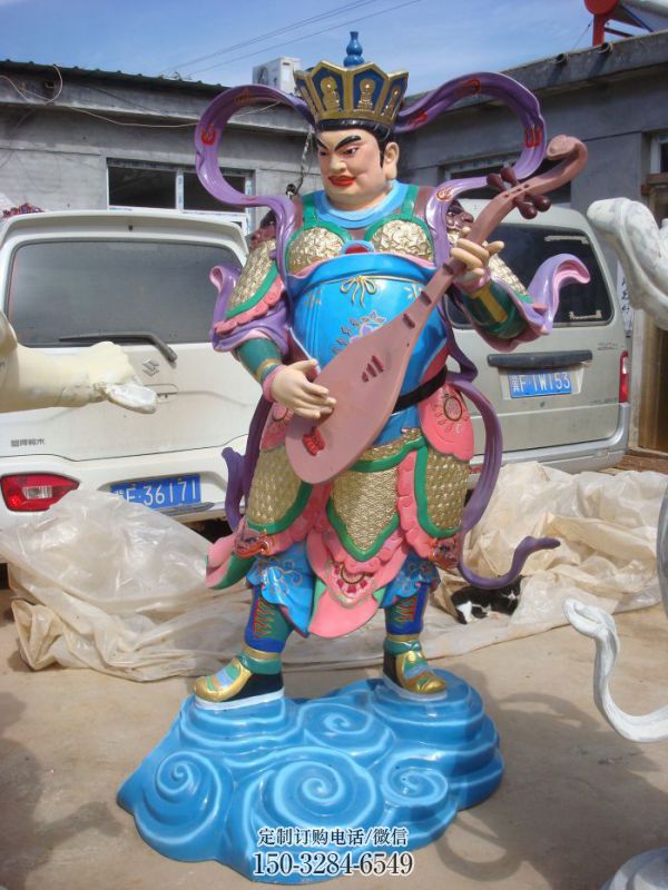 四大天王神像制作，彩繪工藝，鑄銅四大天王神像制作