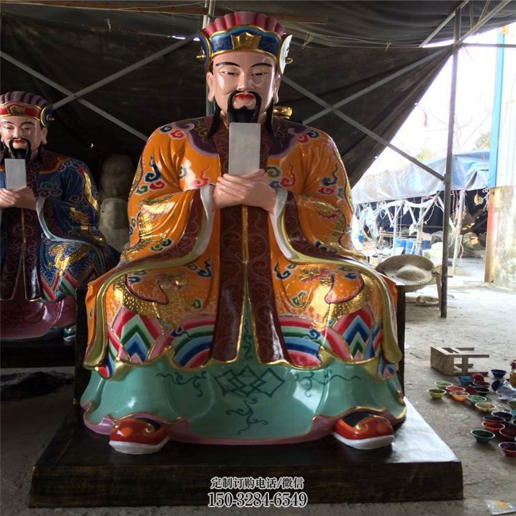 指定三官大帝神像，彩繪佛像，彩繪三官大帝神像廠家