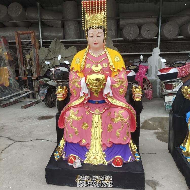 承接老母神像，玻璃鋼材質(zhì)，彩繪老母神像生產(chǎn)