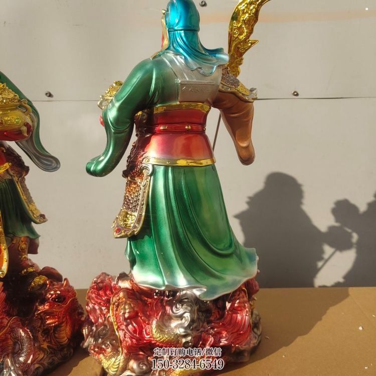 通用銅關(guān)公神像，仿古神像，仿古銅關(guān)公神像廠家