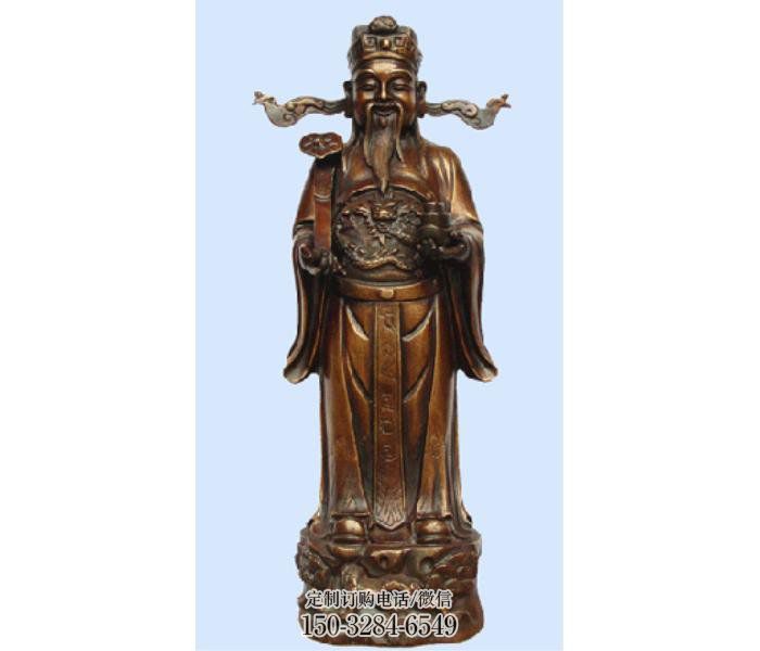 常用文財(cái)神像，玻璃鋼材質(zhì)，寺廟文財(cái)神像廠家