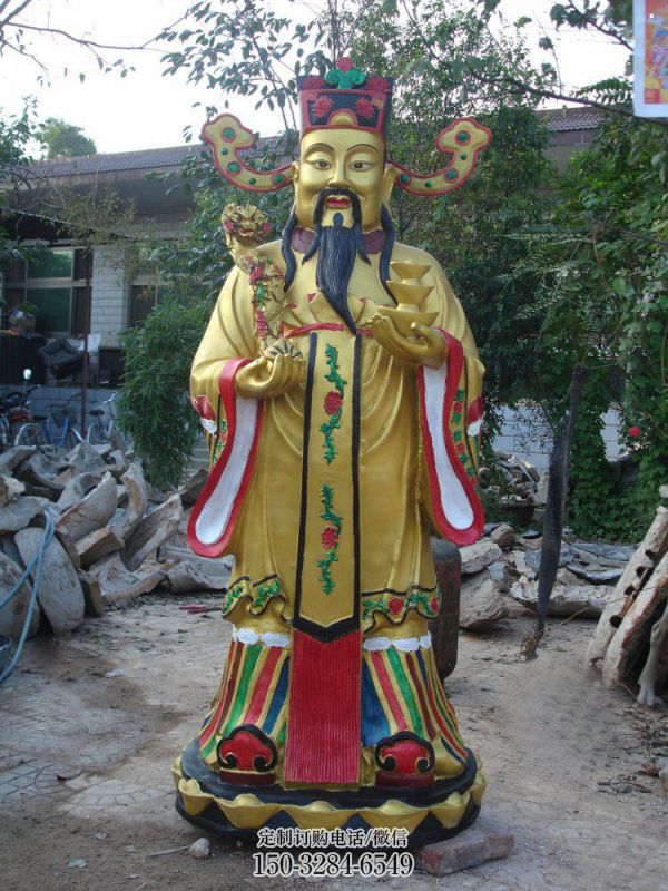 供應(yīng)文財(cái)神像，家用神像，鑄銅文財(cái)神像制作