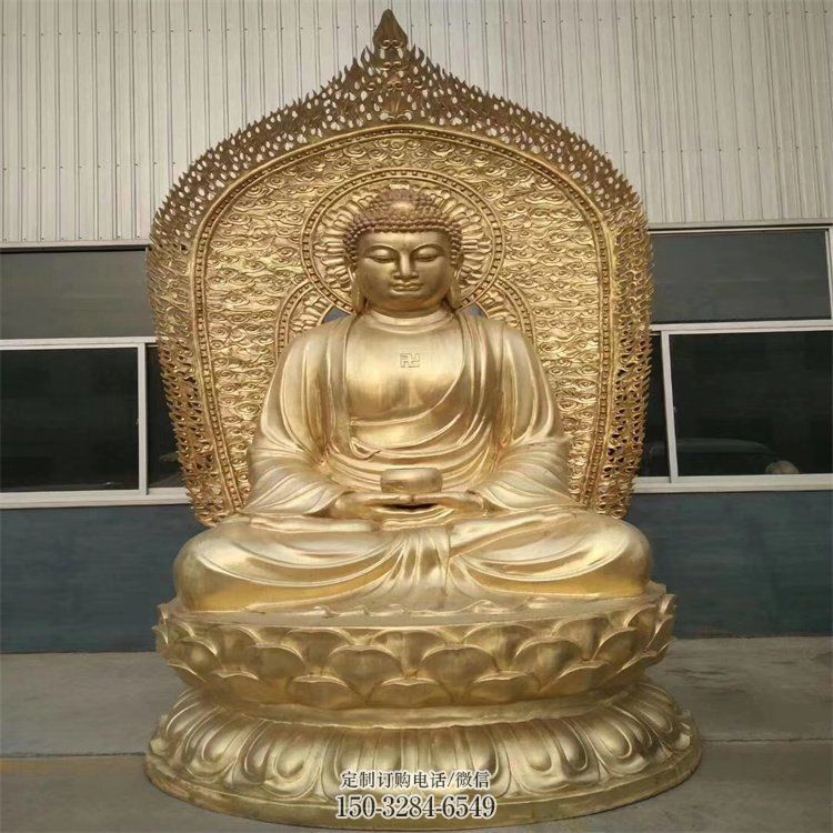 大型釋迦摩尼佛像廠家，鑄銅工藝，釋迦摩尼佛像承接