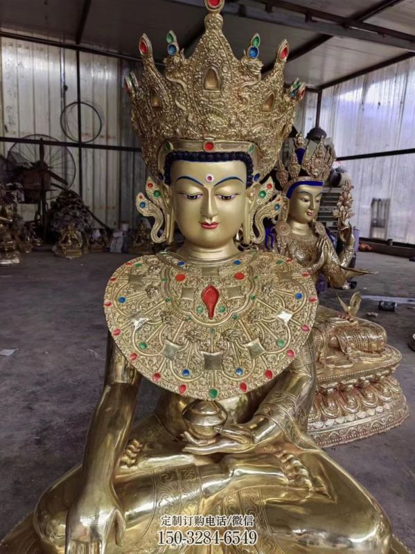 常用釋迦摩尼佛像，彩繪工藝，大型釋迦摩尼佛像加工