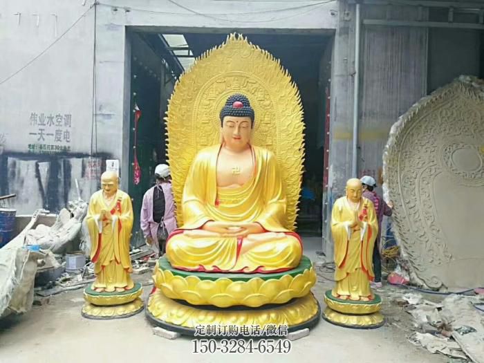 寺廟釋迦摩尼佛像生產(chǎn)，彩繪工藝，釋迦摩尼佛像預(yù)用