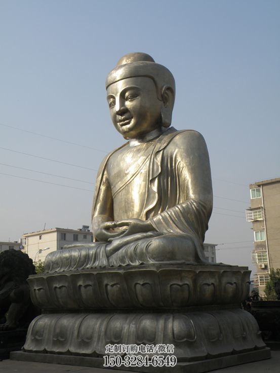 戶外釋迦摩尼佛像工廠，寺廟擺放，釋迦摩尼銅佛像生產(chǎn)