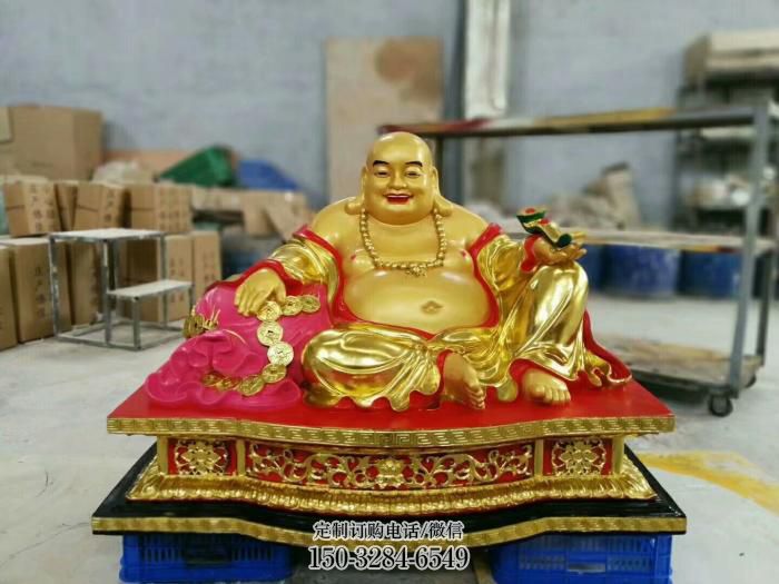大型彌勒佛像廠家，彩繪工藝，彌勒佛像承接