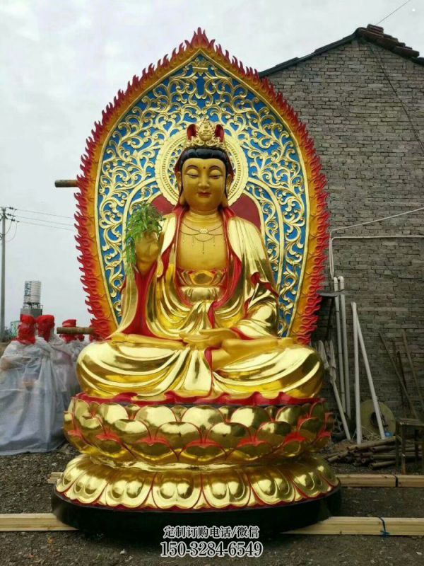 寺廟觀音佛像生產(chǎn)，彩繪佛像，觀音佛像預(yù)用