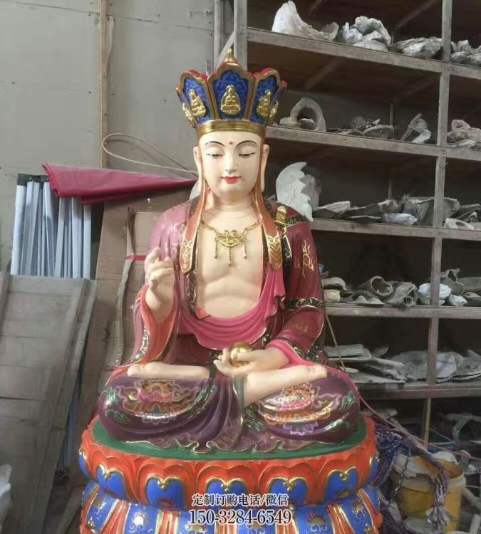 彩繪地藏王菩薩佛像廠，現(xiàn)代工藝，寺廟地藏王菩薩佛像廠家