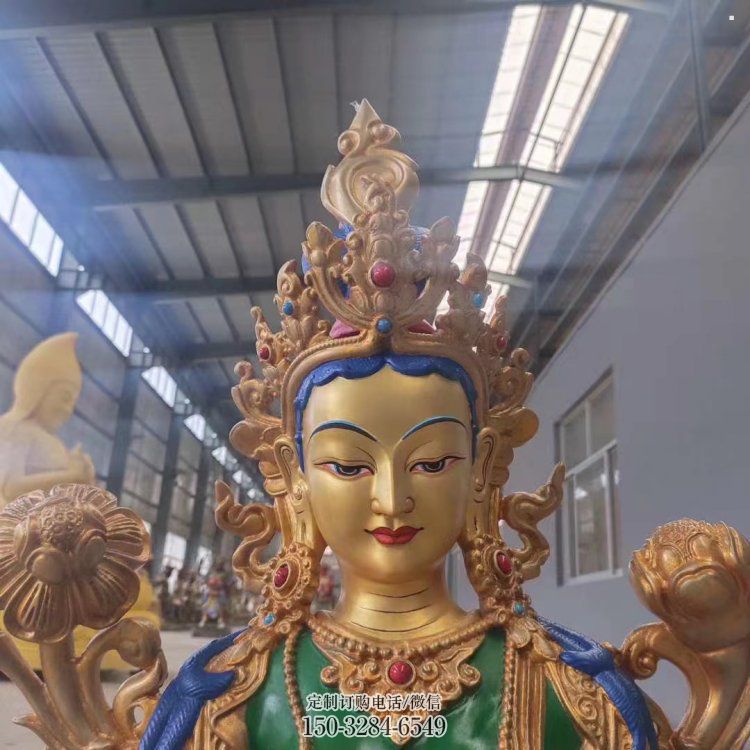 密宗佛像生產(chǎn)，佛堂擺放，彩繪密宗佛像生產(chǎn)