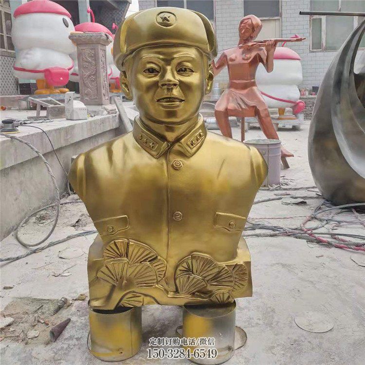 街道雷鋒雕塑 現(xiàn)代景觀人物雕塑 彩繪英雄雕塑 街道雷鋒雕塑 現(xiàn)代景觀人物雕塑 彩繪英雄雕塑