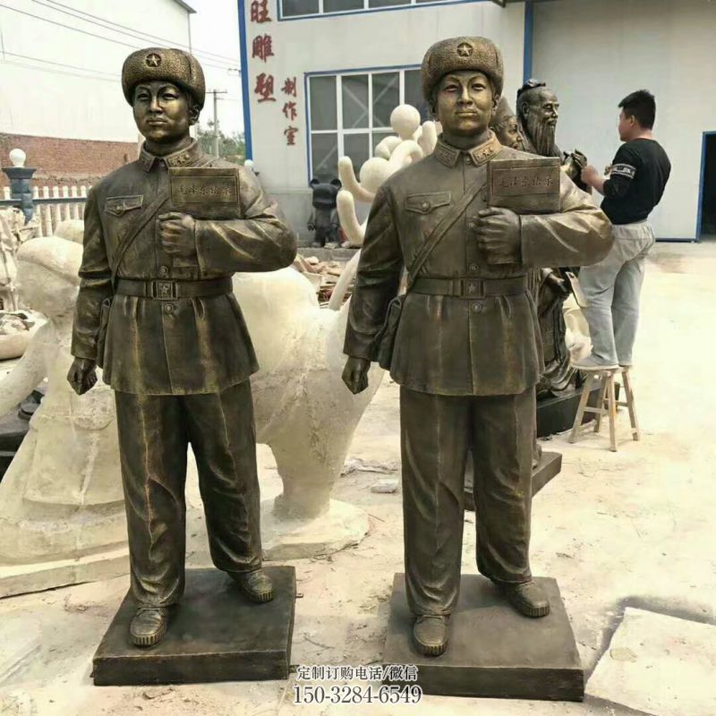 大型雷鋒雕塑 歐式步行街人物雕塑 彩繪英雄雕塑 大型雷鋒雕塑 歐式步行街人物雕塑 彩繪英雄雕塑