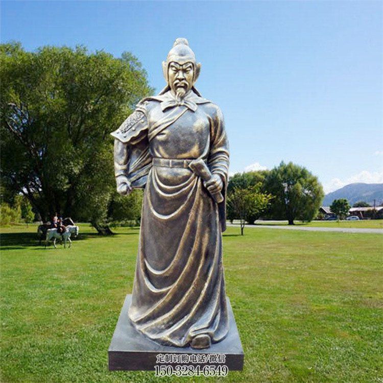岳飛雕塑 懸空餐飲店名人雕塑 商業(yè)街肖像雕塑 岳飛雕塑 懸空餐飲店名人雕塑 商業(yè)街肖像雕塑