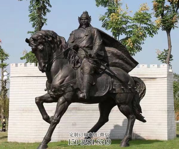 岳飛騎馬雕塑 鑄銅名人雕塑蔬 農(nóng)村肖像雕塑 岳飛騎馬雕塑 鑄銅名人雕塑蔬 農(nóng)村肖像雕塑